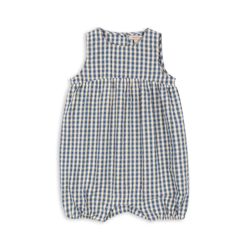 Kim Romper - captains blue check