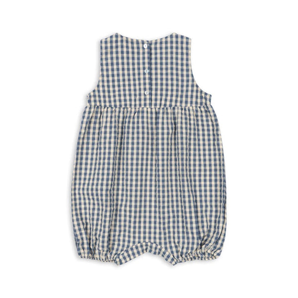 Kim Romper - captains blue check