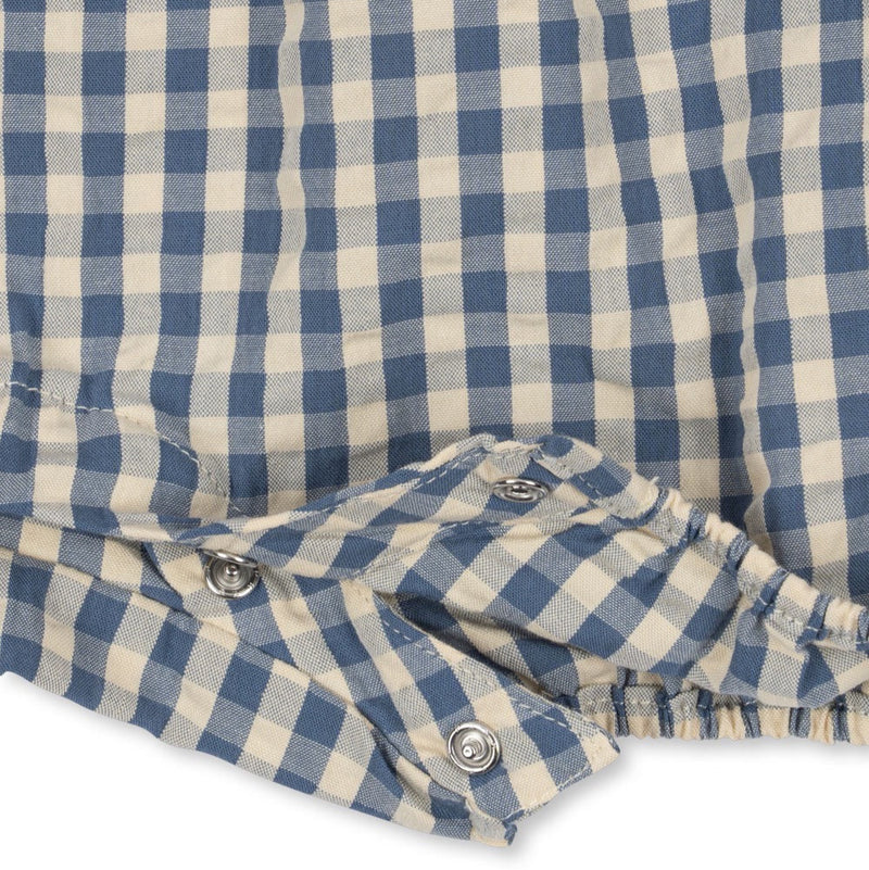 Kim Romper - captains blue check