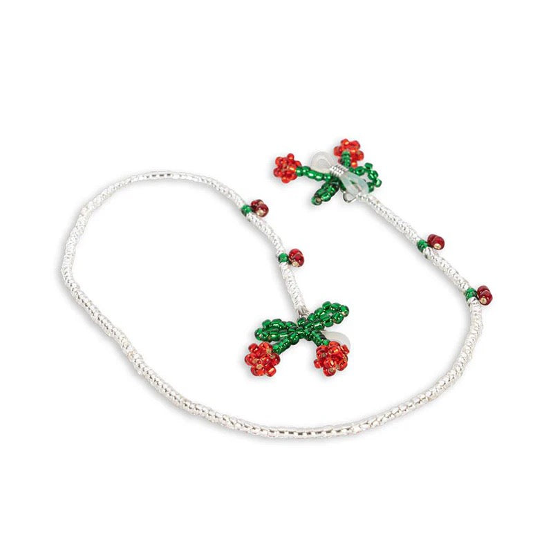 Sonnenbrillenkette - cherry