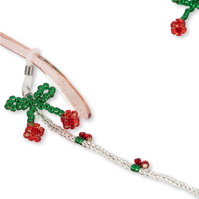 Sonnenbrillenkette - cherry