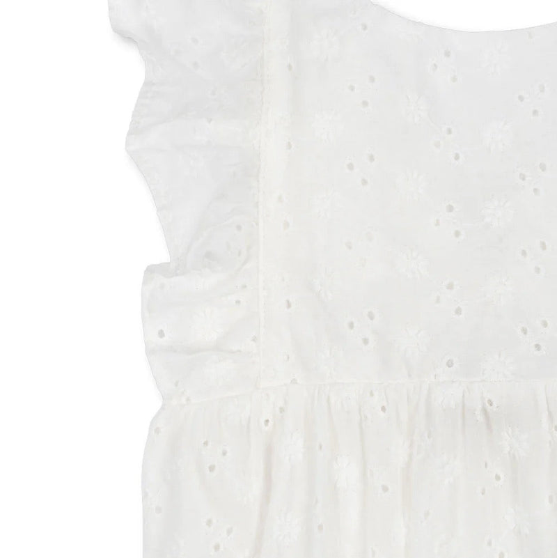 Lacey Romper - optic white
