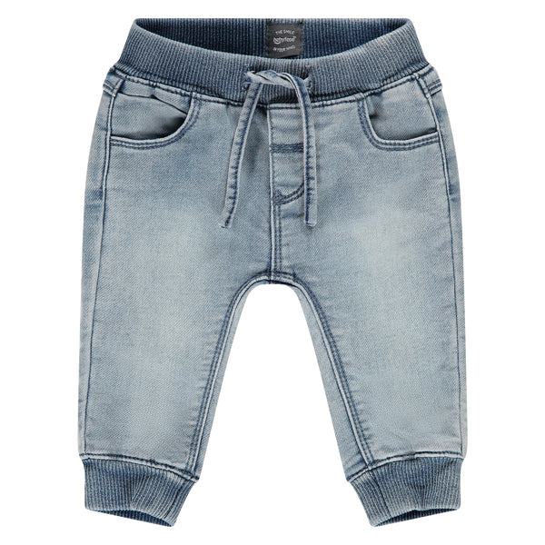 Baby Boys Jogg Jeans - mid blue denim