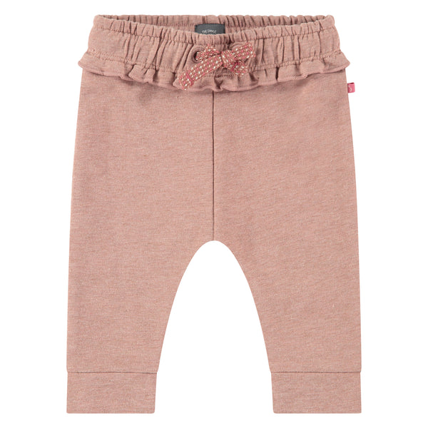 Baby Girls Sweatpants - red clay