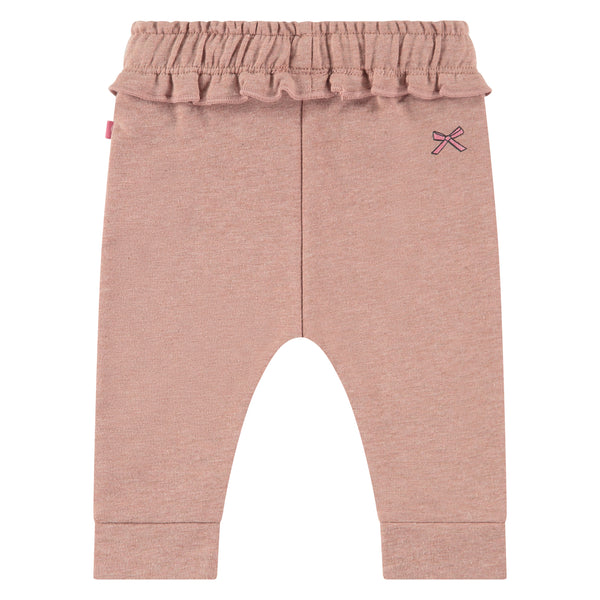 Baby Girls Sweatpants - red clay on