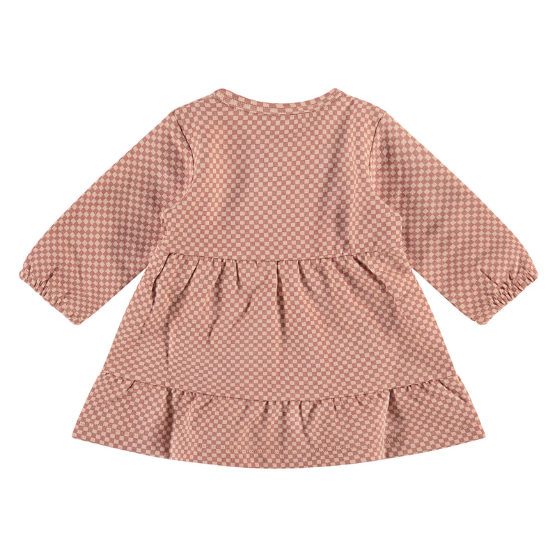 Baby Girls Dress - blush melange