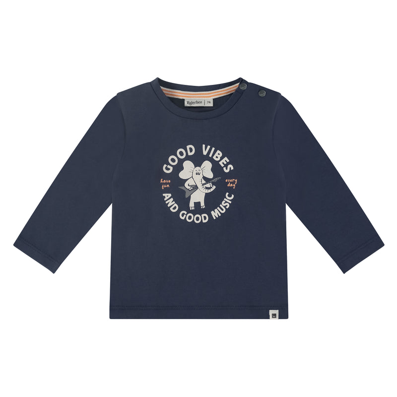 Baby Boys Langarmshirt -indigo