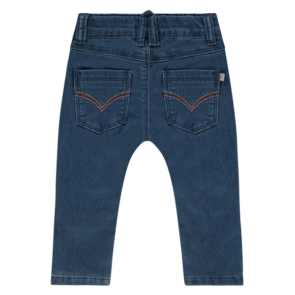 Baby Girls Jogg Jeans - blue denim