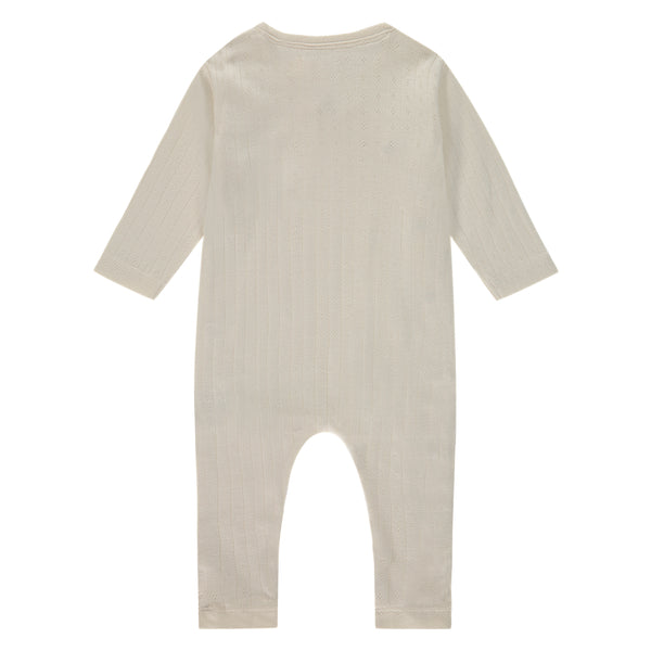 Newborn Organic Strampler - creme