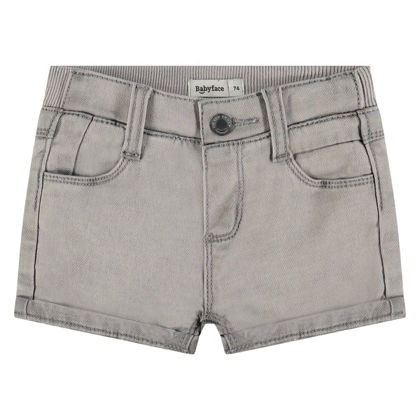 Baby Boys Jogg Jeans Shorts - summer grey denim