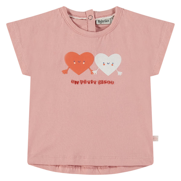 Baby Girls Kurzarmshirt - pink