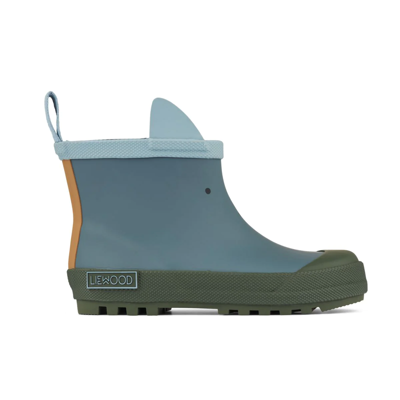 Tekla Regenstiefel Hase - whale blue