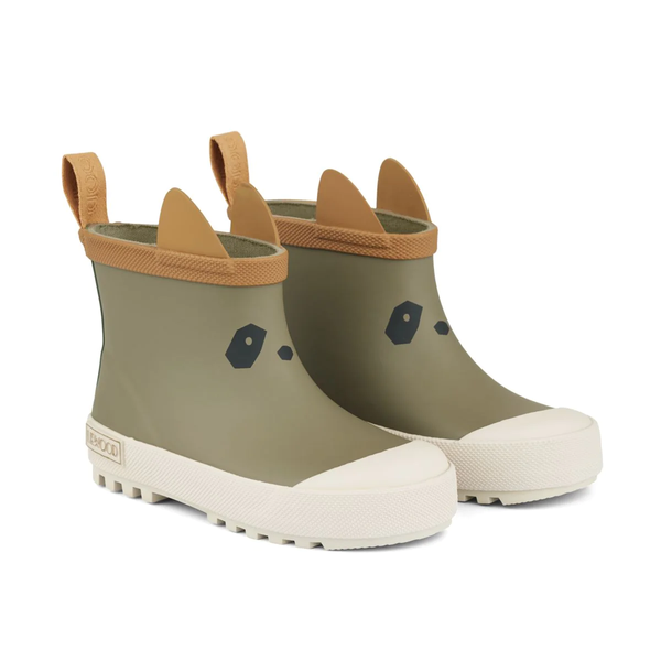 Tekla Regenstiefel Panda - khaki