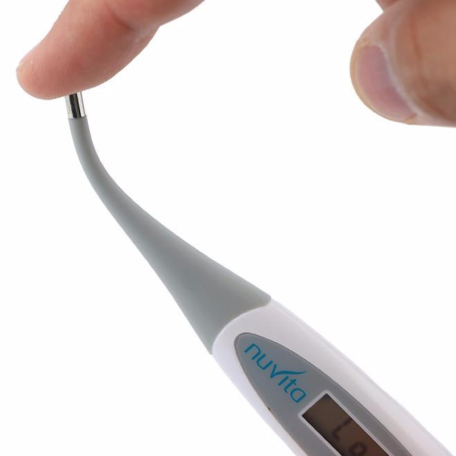 Digitaler Thermometer mit flexibler Spitze – Storchenstube für Mutter & Kind