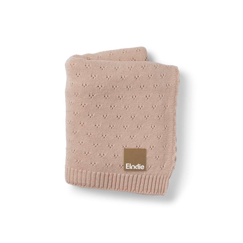 Babydecke Pointelle - blushing pink