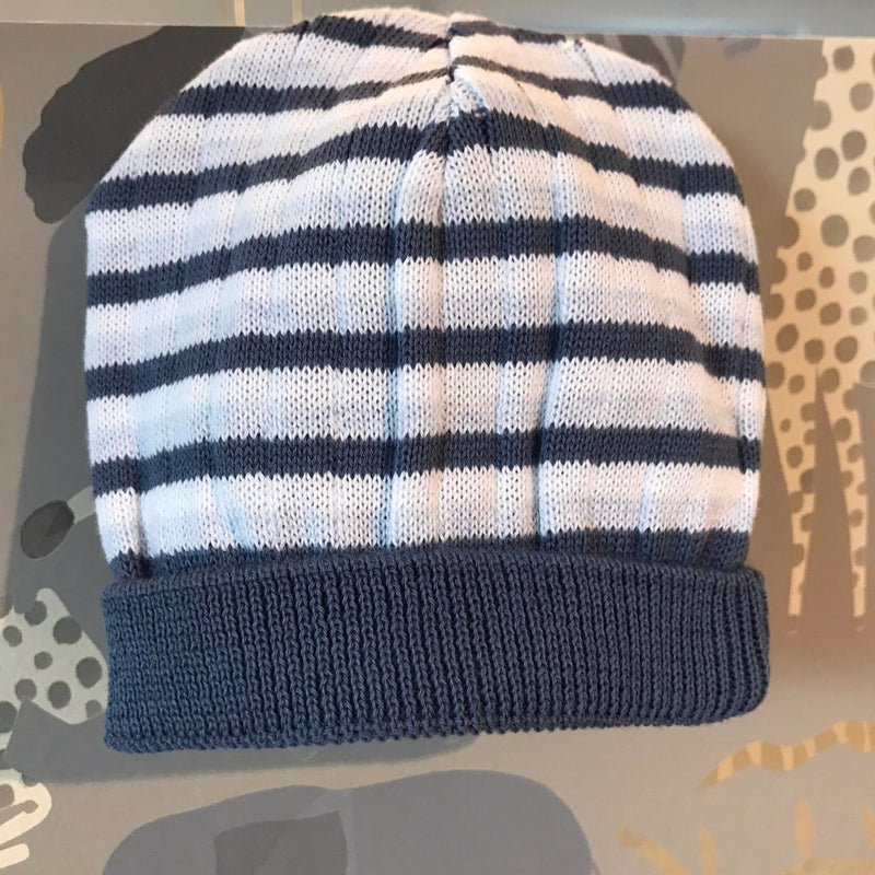 Mütze Baumwolle - blau
