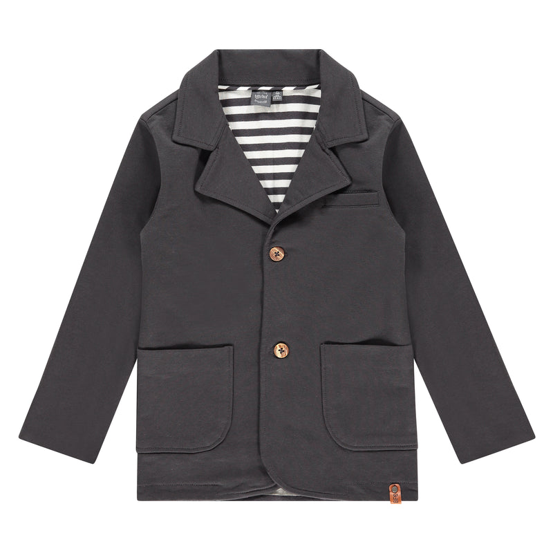 Boys Sweatblazer - dark grey