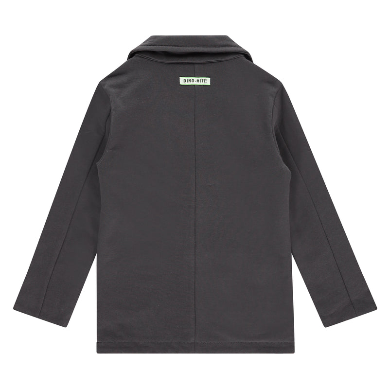 Boys Sweatblazer - dark grey