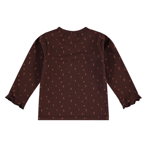 Girls Langarmshirt - brown