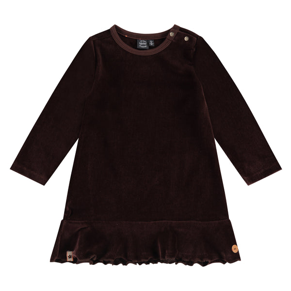 Girls Dress - brown