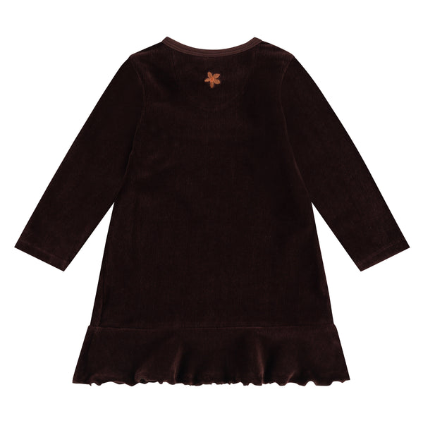 Girls Dress - brown