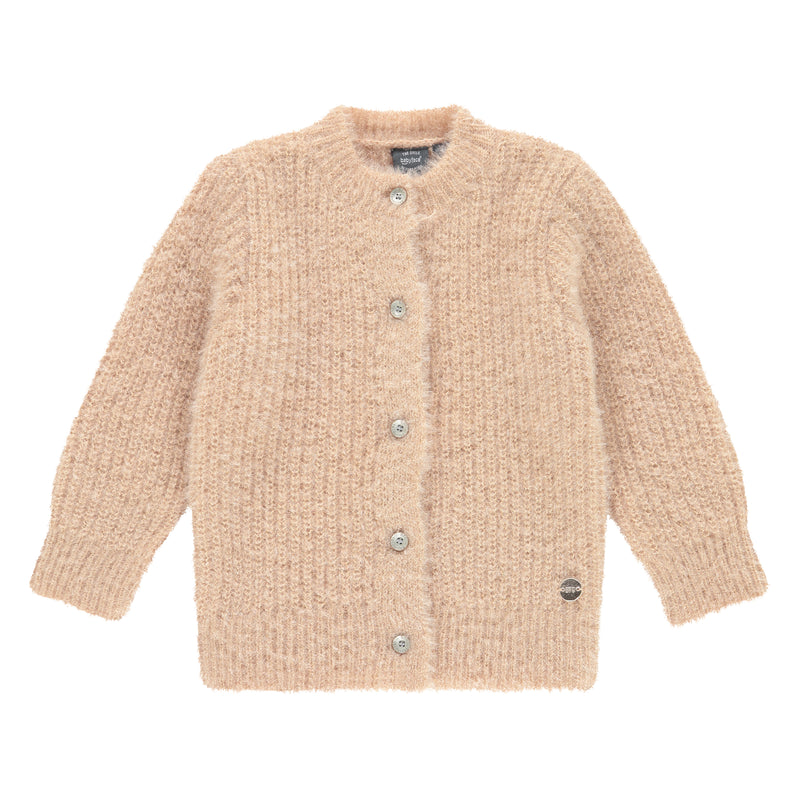 Girls Cardigan - faded salmon