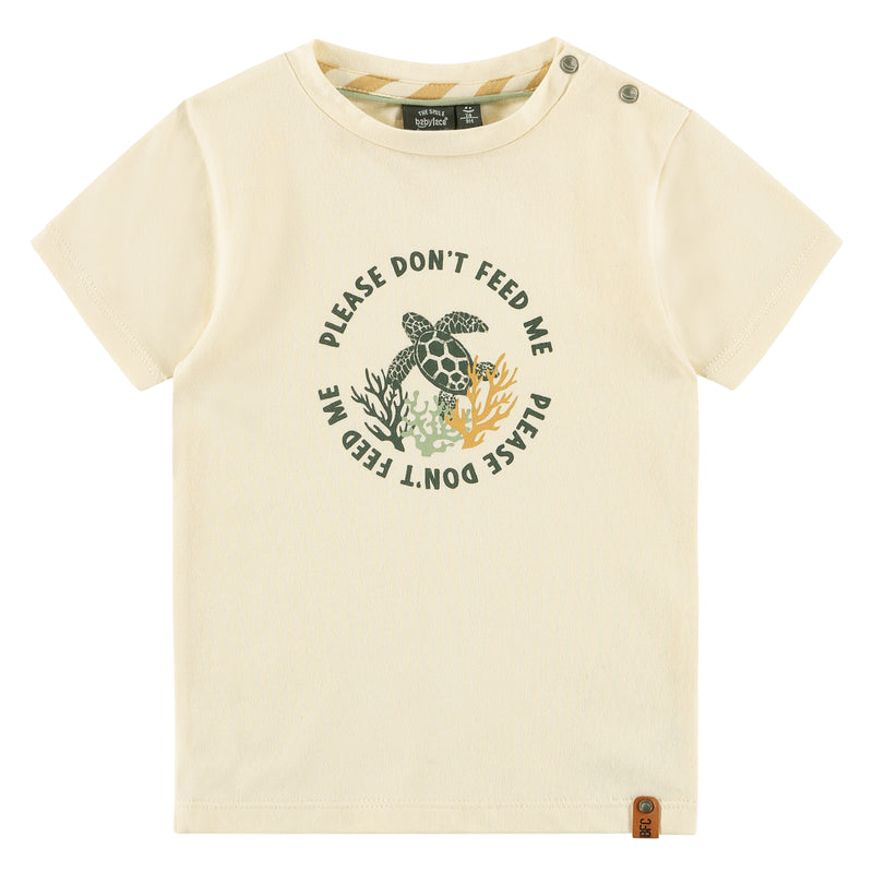 Boys kurzarmshirt - bone