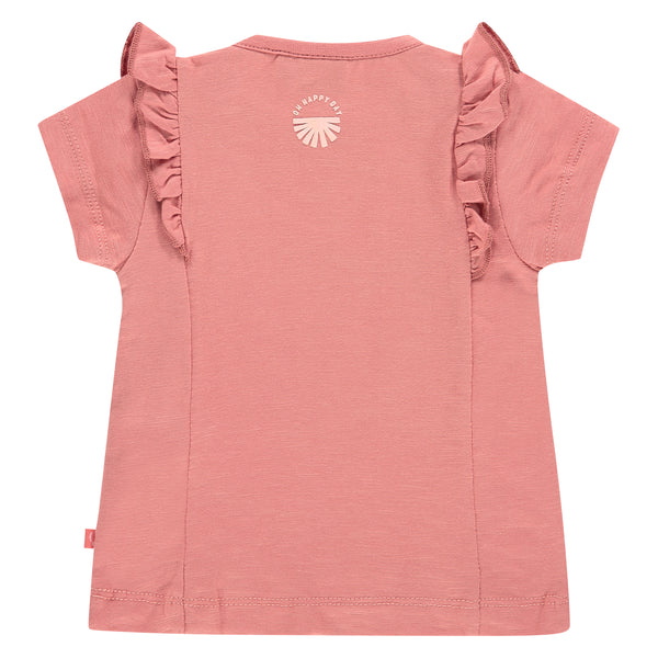 Baby Girls T-Shirt - rusty pink