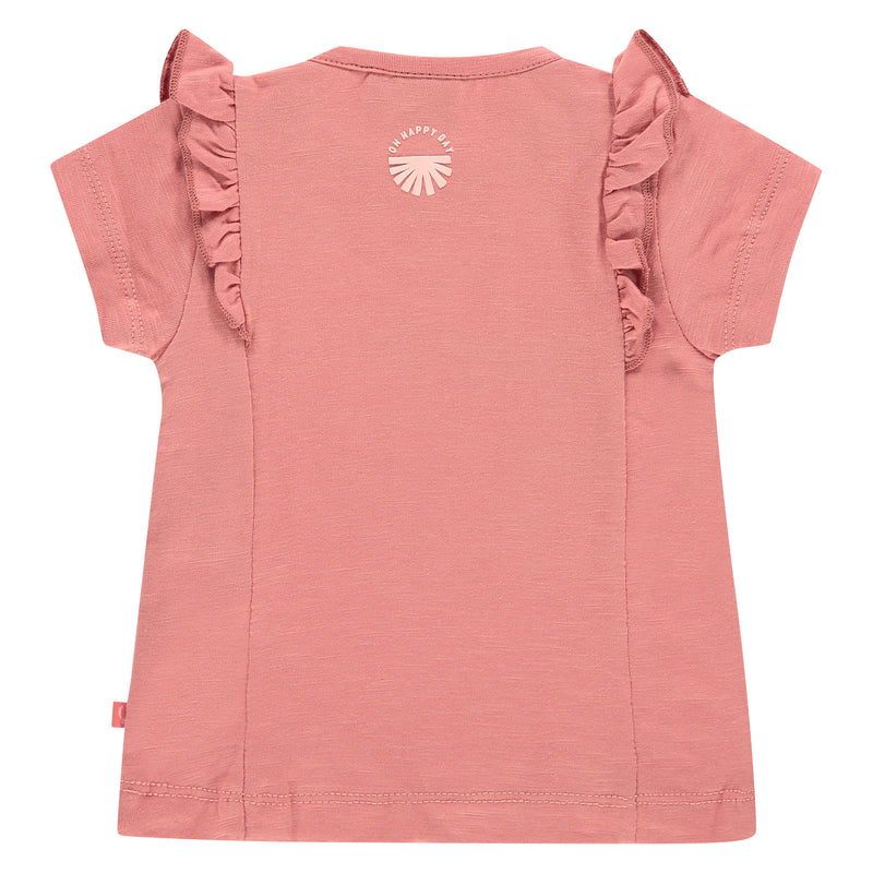 Baby Girls T-Shirt - rusty pink