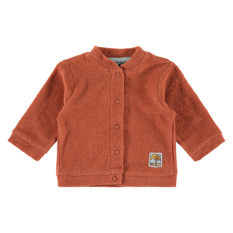 Baby Boys Sweatjacke - terra red