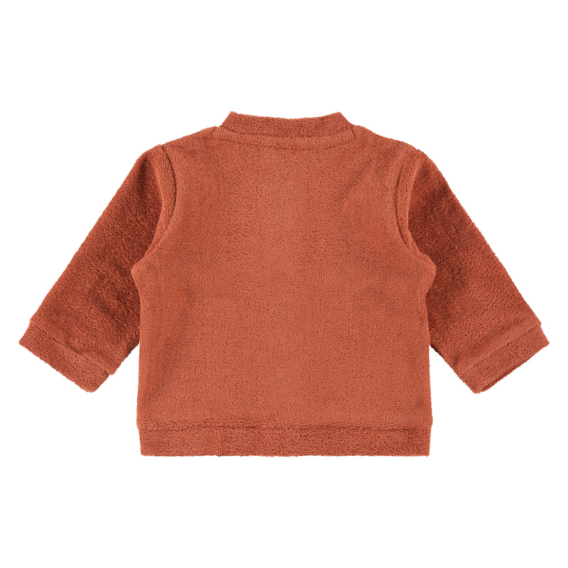 Baby Boys Sweatjacke - terra red