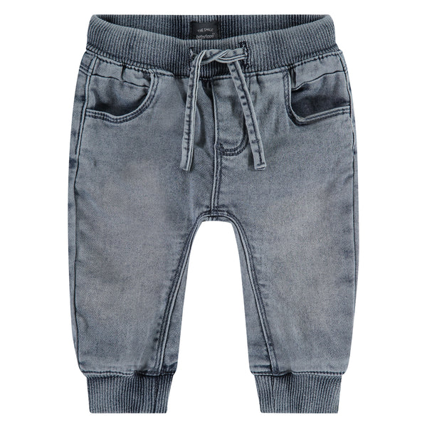 Baby Boys Jogg Jeans - blue grey denim