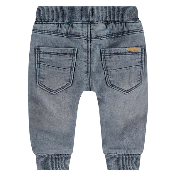 Baby Boys Jogg Jeans - blue grey denim