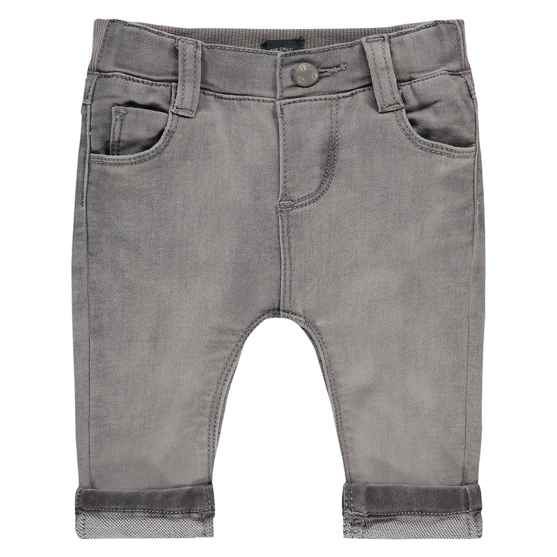 Baby Boys Jogg Jeans - mid grey denim