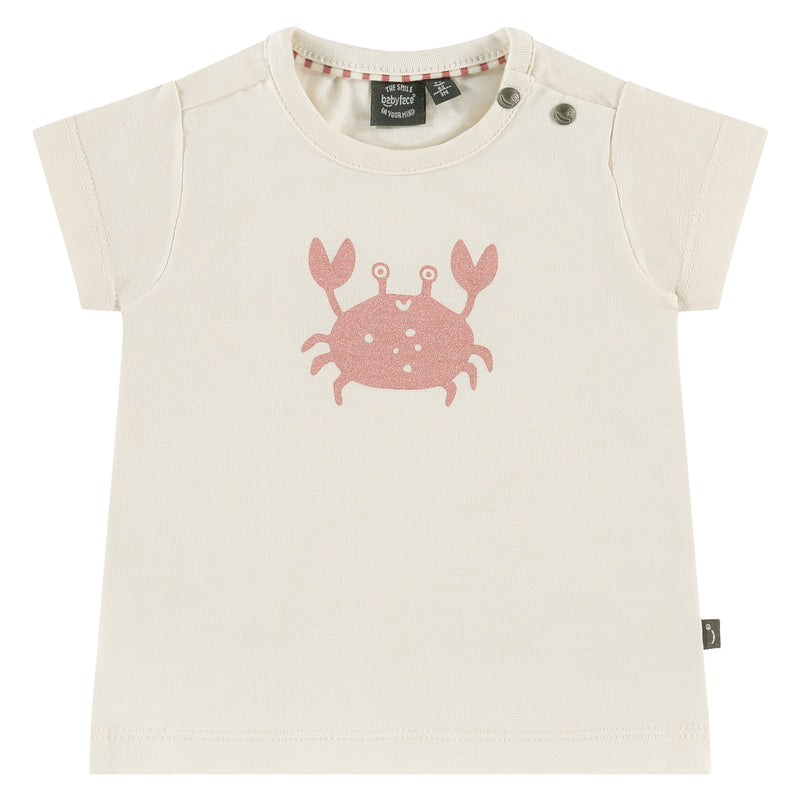 Baby Girls Kurzarmshirt - ivory