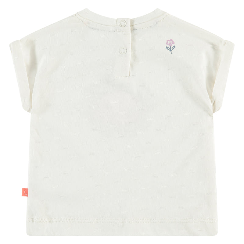 Baby Girls Kurzarmshirt - ivory