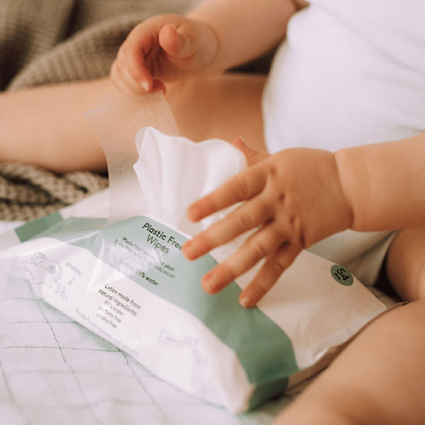 Baby- Feuchttücher Kunststofffrei