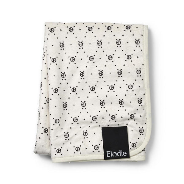 Pearl Velvet Decke - monogram
