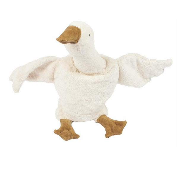 Kuschel- und Wärmetier Gans - weiss