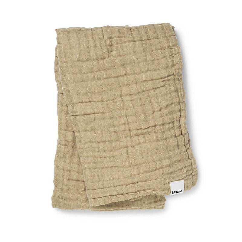Soft Cotton Blanket - pure khaki