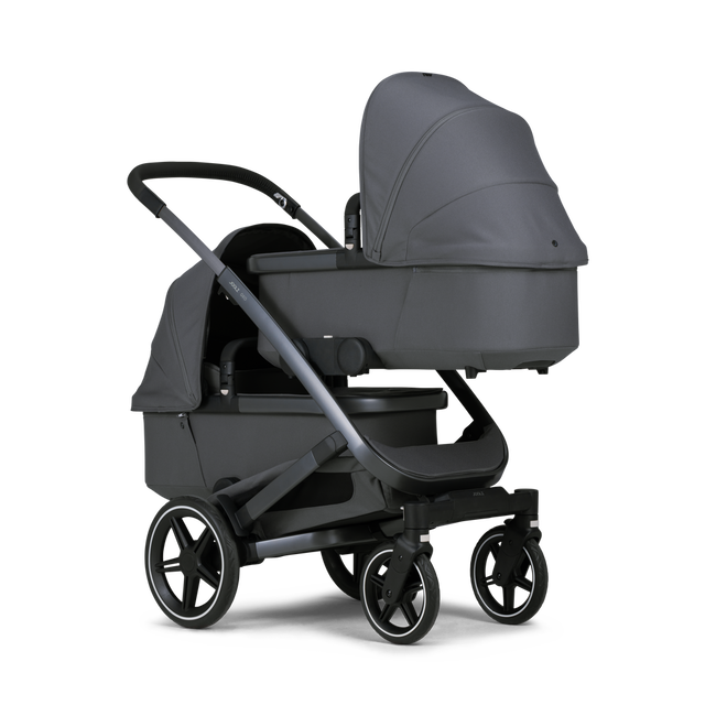 Geo³ TWIN-Kinderwagen - pure grey