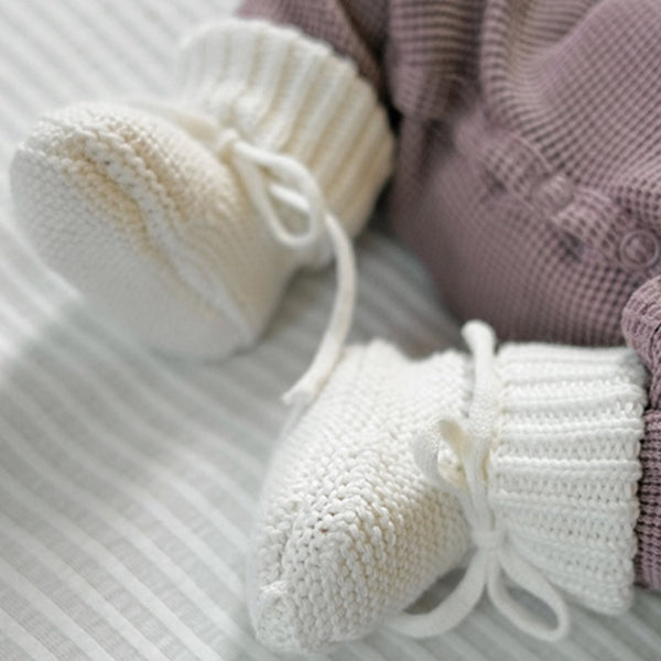 Slipper Baby-Hausschuhe - cloud dancer