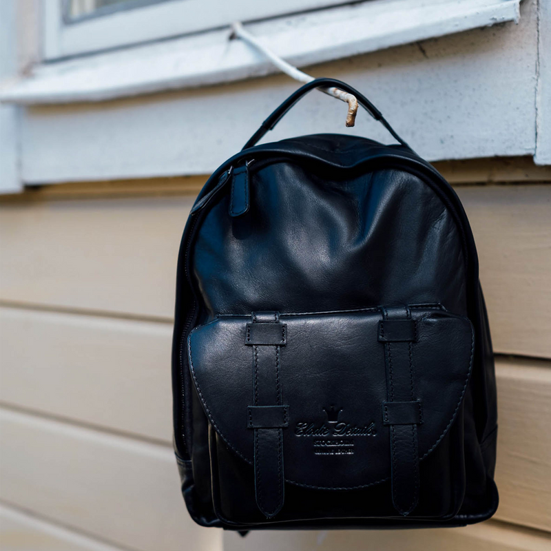 BackPack MINI™ - black leather