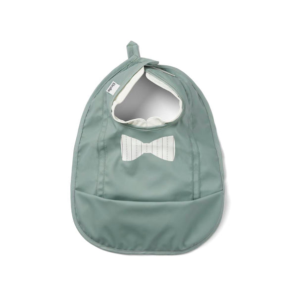 Baby Bib - pebble green